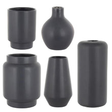 Load image into Gallery viewer, 8165-15-1235  Mod Bauble Bud Vase Asst. Charcoal - 15/Pk
