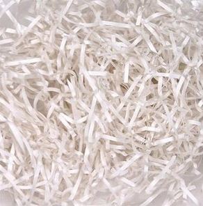 PS10W White Parchment Shred - 3/Lbs