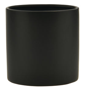 TM52  5" Matte Black Ceramic Cylinder - 12/Cs