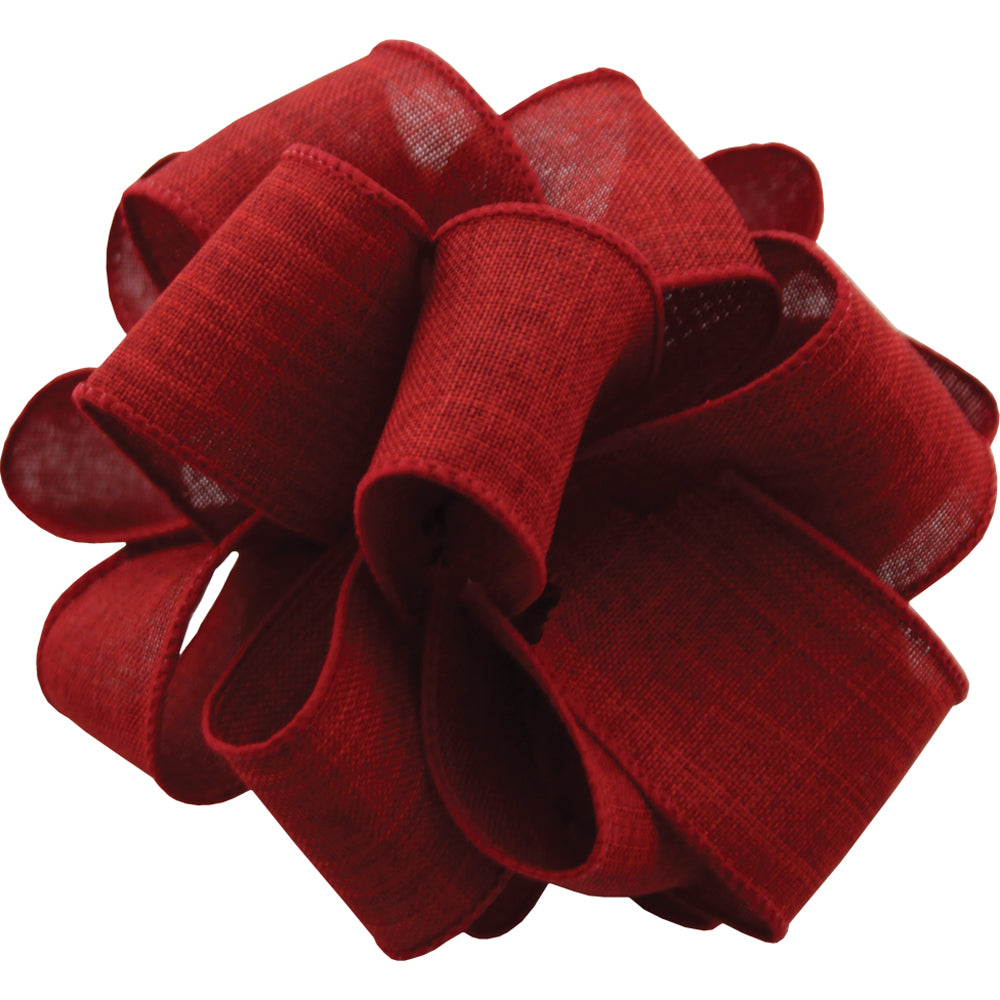 DWI Linen Ribbon - Multiple Colors & Widths - 50 Yd/Roll