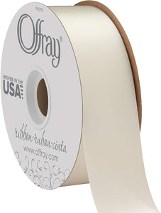 Offray Double Face Satin Ribbon, 1-1/2 Wide, 50 Yards, Pink Blush