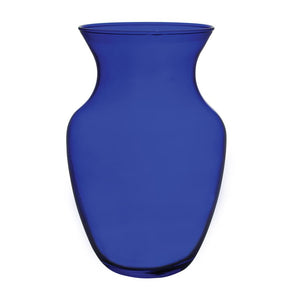 COB999  8" Cobalt Rose Vase - 6/Cs