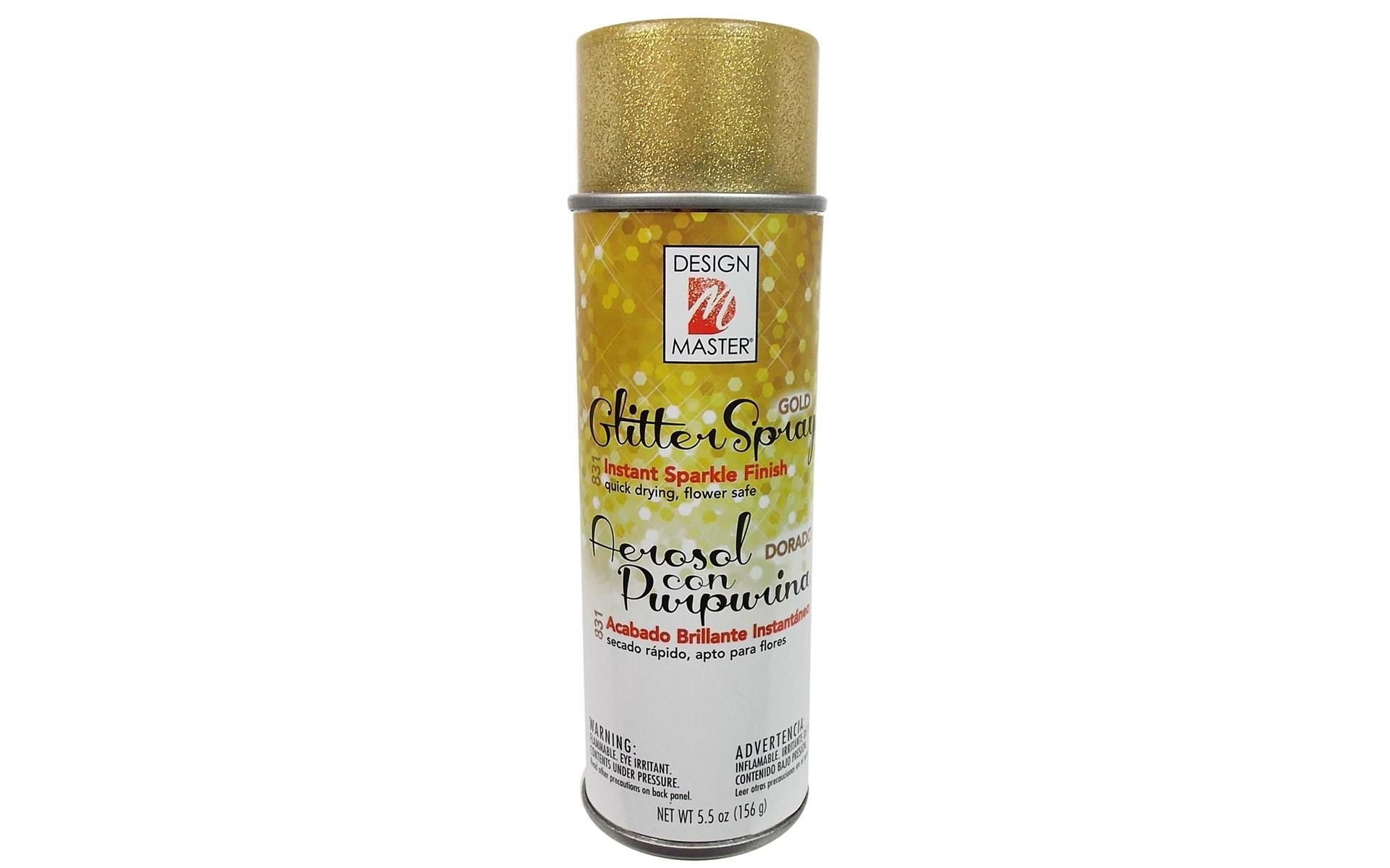 Design Master Glitter Spray No.831 Gold 5.5 Oz