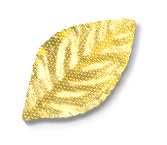 MA3843 Foil Corsage Leaves - Multiple Colors - 50/Pk