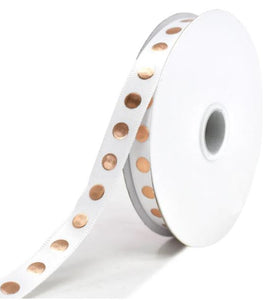 Pinpoint & Helix Chain Ribbon - Multiple Colors & Width - 25Yd/Roll