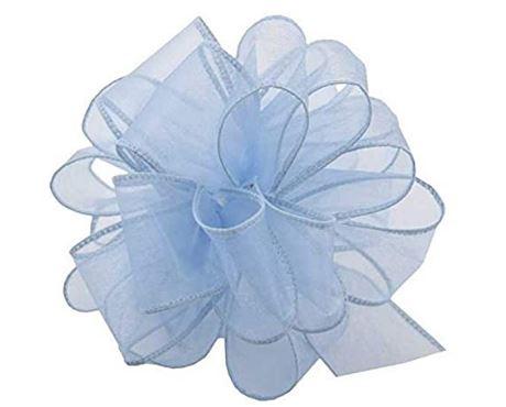 #9 DWI Sheer/Wired Chiffon Sheer Ribbon - Multiple Colors - 50 Yd/Roll ...