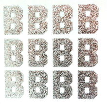 Load image into Gallery viewer, 1.5&quot; Silver Sticker Glitter Letters - Each
