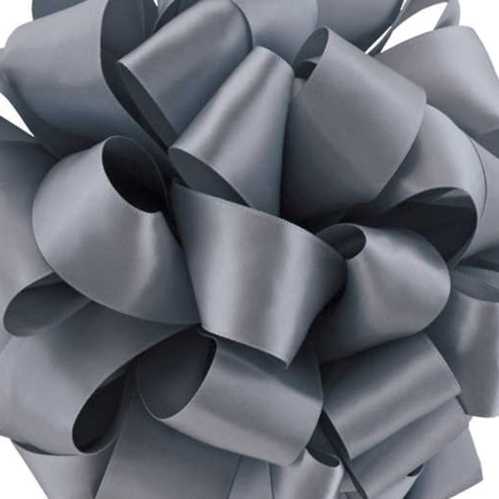 1 Ivory Satin Ribbon Flowers with Pearl - Pack of 144