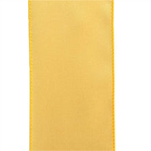 Load image into Gallery viewer, #40 W Yellow Single Face Satin - 10Yd/Roll
